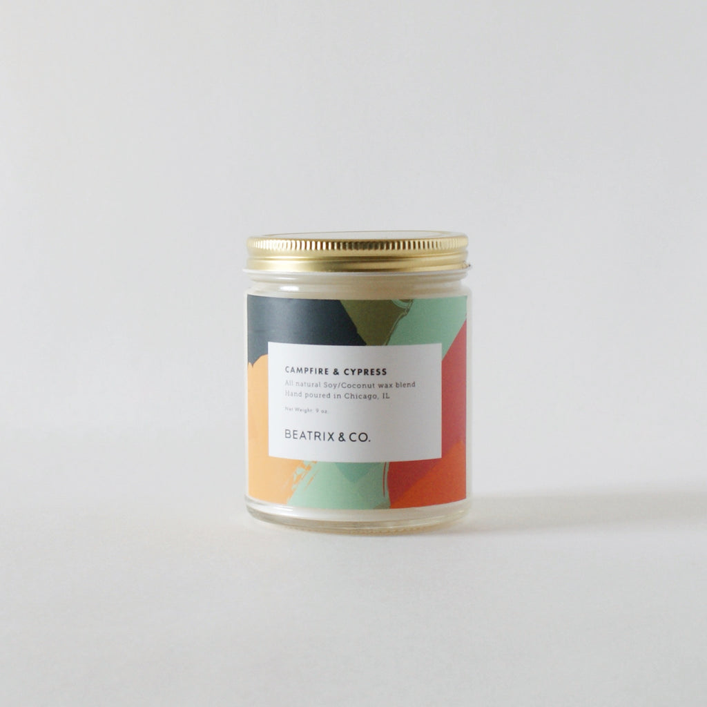 CAMPFIRE & CYPRESS 9OZ CANDLE