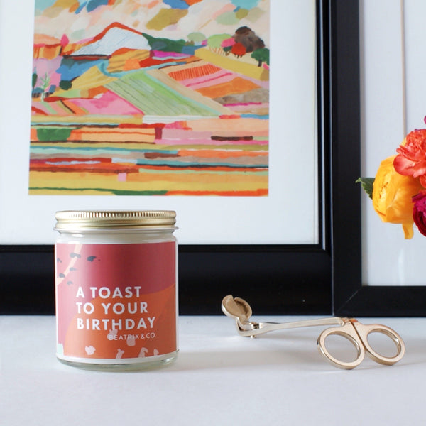 A TOAST TO YOUR BIRTHDAY 9OZ CANDLE