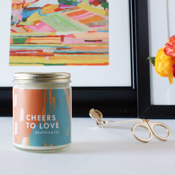 CHEERS TO LOVE 9OZ CANDLE